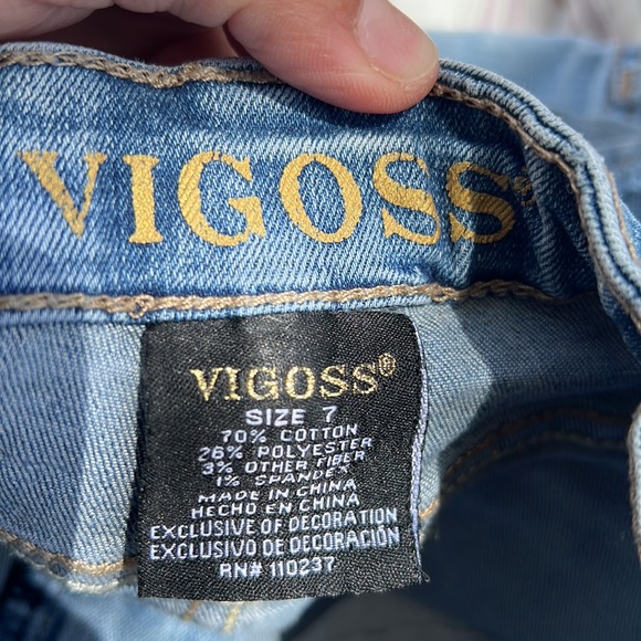 Girls denim shorts size 7 - Picture 10 of 11